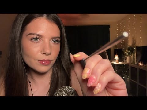 ASMR Face Tracing, Negative Energy Plucking And Hand Movements