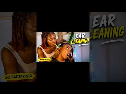 Fast and aggressive body massage ear massage, ear eating spit painting