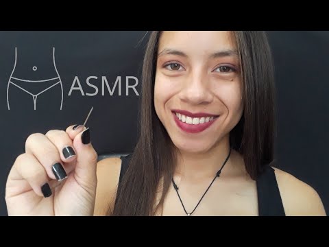 (ASMR PORTUGUÊS) Roleplay Colocando Piercing em Você| Soft spoken