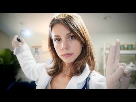 ASMR Realistic Cranial Nerve Exam | Vision, Sensory Tests, Medical Role-play to Help You RELAX 