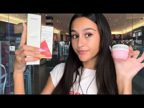 ASMR| Nice sephora worker scans your items..💋