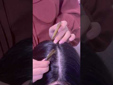 Hair and Scalp ASMR No Talking