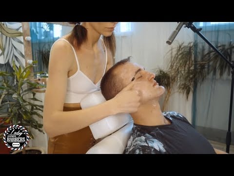 Soft Feathers ASMR Massage by Barber Lady Adel for Men