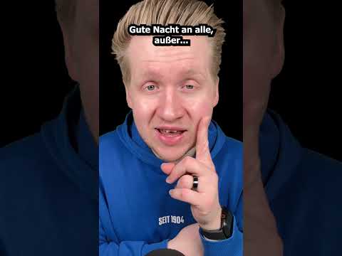 Gute Nacht an alle, außer… #asmr