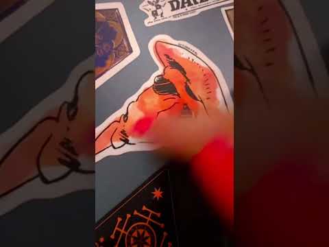 Fast & Aggressive Computer Sticker Tour #lofiasmr#harrypotterasmr#visualasmr#computerstickerasmr