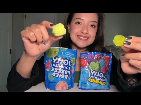 ASMR | Jolly Ranchers gummies/ freeze dried