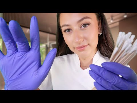 ASMR RELAXING Medical Facial for Sleep 🌙 Detailed Face Exam & Up Close Personal Attention