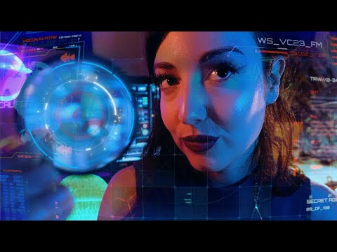 ASMR | Recalibrating Your Brain Implant 🧠 Fixing You (Tech Visuals) 👽Dystopian Sci-Fi Roleplay