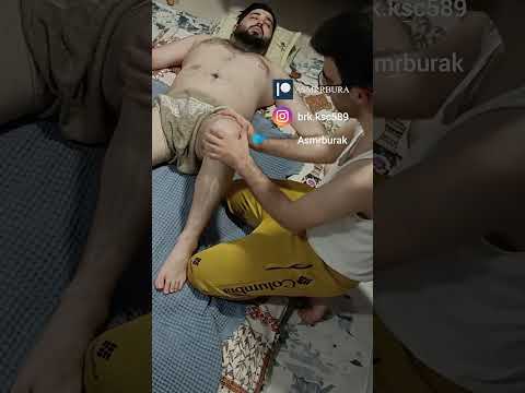 FULL BODY MASSAGE WITH THE MOST RELAXING TECHNIQUES #satisfying #relaxing #asmr #shorts