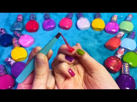 ASMR Peeling Jelly Nail Polish (Whispered Manicure)