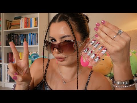 ASMR METAMORFOZA Y2K DLA CIEBIE 🤍🐯🎀 fryzura, makijaż, paznokcie (szept, osobista uwaga)