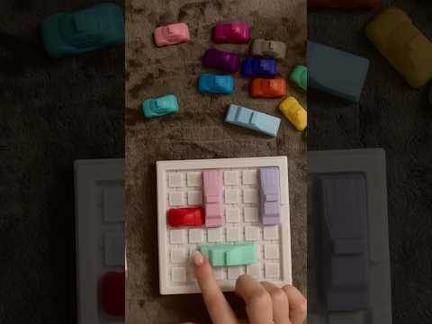 A game of Traffic Jam / Rush hour #asmr #whispers #puzzle #satisfying #asmrvideo #asmrsounds
