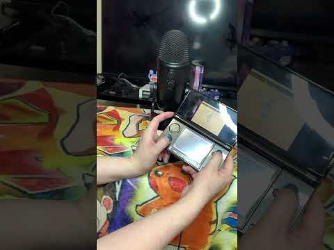 Retro Pokémon Black Nintendo DS #ASMR #shorts