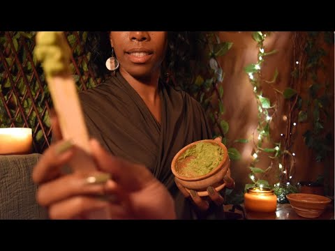 ASMR🌿 NATURAL HEALING Facial Therapy - DEEP Relaxation at the  Forest Shelter