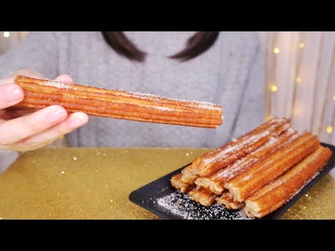 【ASMR/囁き】サクサクッ！チュロスを食べる音２ Eating churros