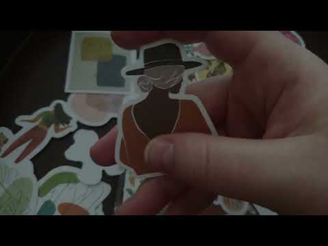 Best 5 lofi Minutes of Your Day ASMR #6 (tapping, Tracing, Rubbing Stickers)