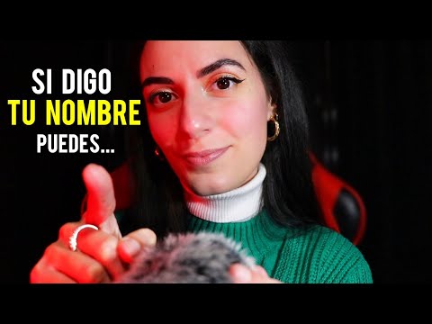 ASMR español SI DIGO TU NOMBRE.... PUEDES DORMIR!