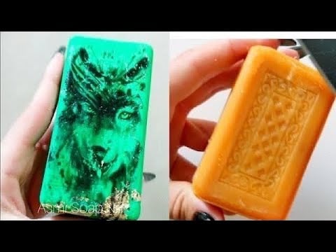 ASMR Soap catting/ Soap carving/ Резка мыла/ Asmr soap