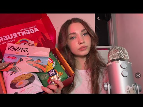 ASMR Trying Spanish Snacks 🇪🇸 [MUKBANG]