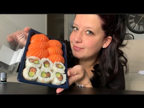 ASMR FR- Dégustations de sushis & blabla 🍣