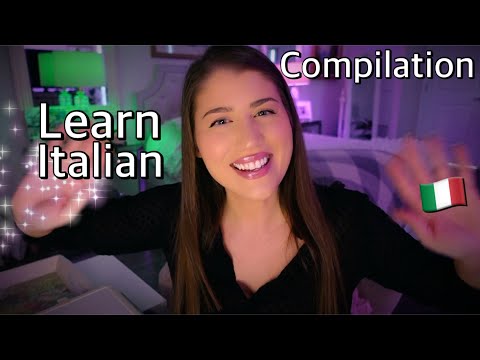 ASMR | Learn Italian Important, Basic, Romantic Words (Compilation)