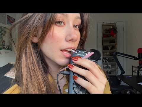 ASMR | Mic Biting, Spoolie Nibbling, and Spoolie on the Mic
