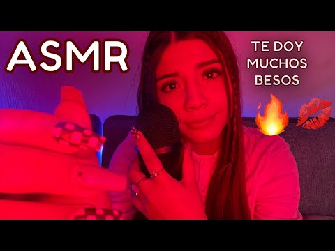 ASMR roleplay ESPAÑOL / Tu NOVIA TE DA MIMOS Y MUCHOS BESITOS para dormir