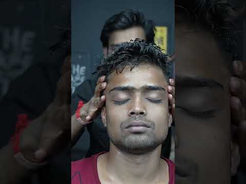 ASMR Head And Shoulder Massage With Neck Cracking #shorts