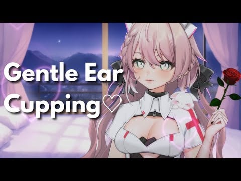 ASMR Gentle Ear Cupping ♡ (Binaural) (3DIO)