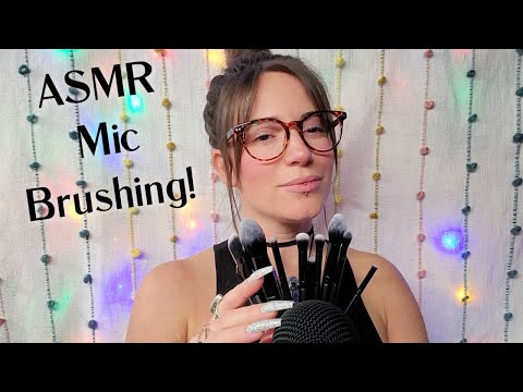 ASMR Mic Brushing Whispered