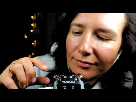 ASMR Tascam Mouth Sounds, Hand and Glove Sounds