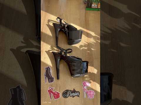 Unboxing my NEW 7” Heels!!🖤👠 #unboxing #unboxing #heels #fyp #shoes #platformheels #highheels