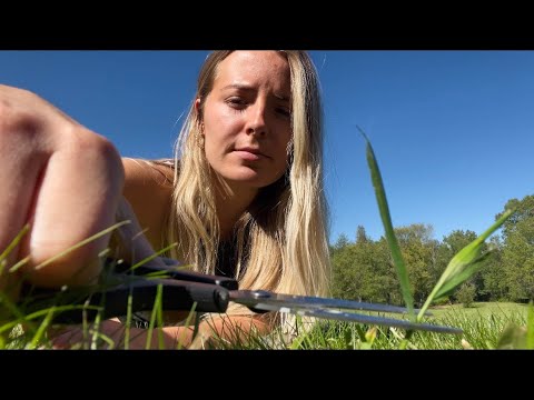 ASMR Giving the Grass a Haircut