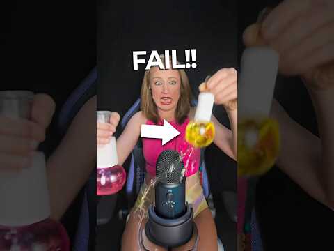 ASMR FAIL ICE GLOBES!! #shorts #viralshorts #asmr