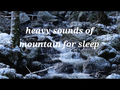 Deep Mountain Atmosphere | Heavy Nature Sounds & Birds#MountainSounds #NatureSounds #BirdSounds