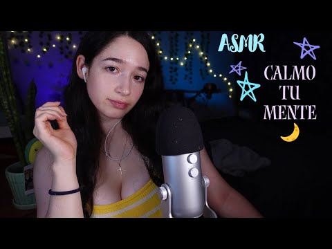 ASMR | Calmo tu mente antes de dormir 🌙 (Hand Movements, Mouth Sounds, Face Brushing...)