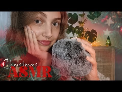 Cozy Christmas ASMR 🎄 Whispering, Tapping, Scratching & Soft Singing
