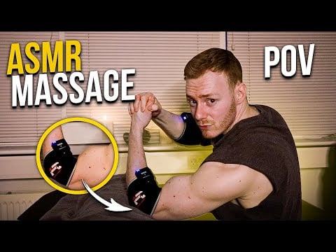 ASMR Relaxing Strong Massage | POV - Whispered - Stress Relief
