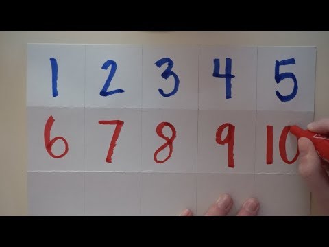[ASMR] Marker Writing + Soft Spoken Counting