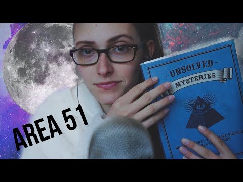 ASMR Area 51 reading / gentle whispering