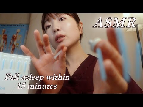 【ASMR】15分で夢の中...😴 心地よい鍼灸＆経絡マッサージ【睡眠導入】