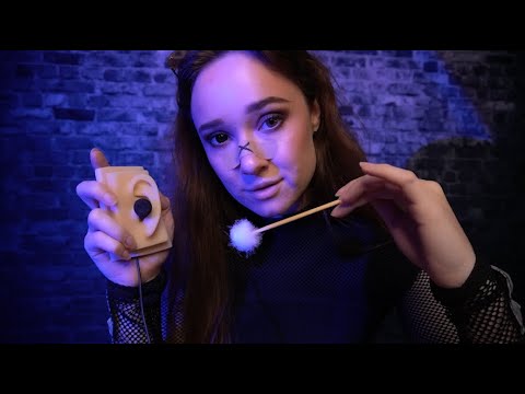 ASMR Cyberpunk Ear Exam & Repair | Fixing You, Detailed Ear Exam, Cleaning and Repair