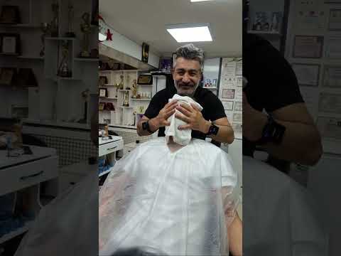 ASMR RELAXING HAIR BEARD CUTTING, SKIN CARE AND HAND PARAFFIN
