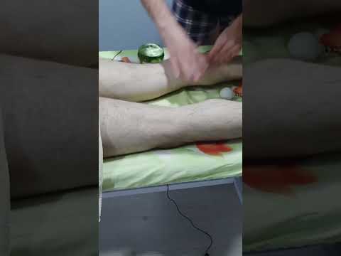 AFTER SPORTS HAMSTRING RELAXATION MASSAGE THERAPY #satisfying #relaxing #asmr #shorts #massage