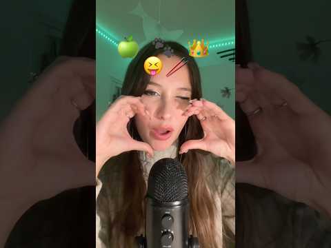 Drop the challenges 😤 #asmr #emojichallenge #asmrtriggers #mouthsounds #relaxingvideo