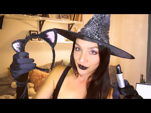 ASMR - Doing Your Halloween Makeup Roleplay