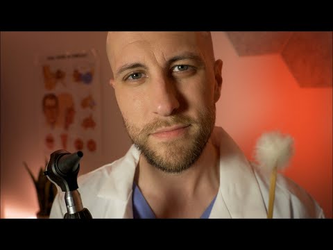 [ASMR] Deep and Detailed Ear Cleaning and Hearing Exam | Tone Test | Binaural Tuning Fork |