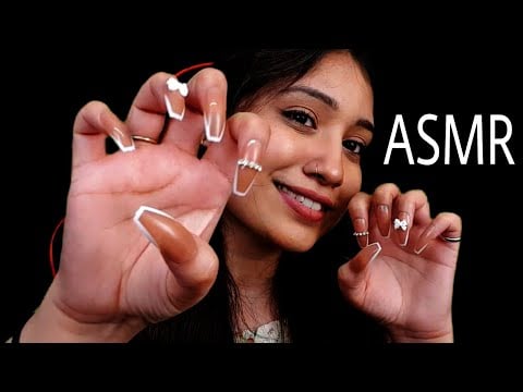 ASMR | Nail 💅 Application And Nails Tapping + Hand Movements 😌 | THE VJ ASMR