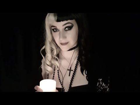 ASMR Goth Girlfriend Takes Care of You After A Fall 🖤 (role play, filmed during a real rainstorm ☂️)