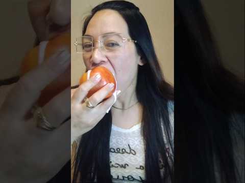 APPLE WITH ICE CREAM #mukbang #everyone #shortsfeed #food #apple #shortvideo